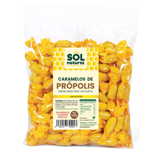 Caramelos de própolis Sol Natural