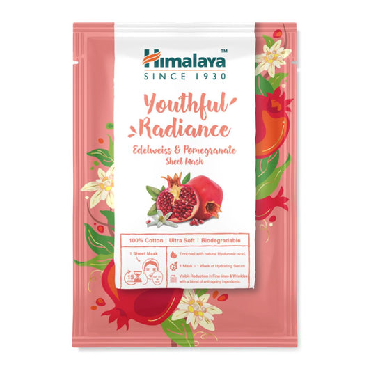 Mascarilla facial edelweiss y granada radiante juventud Himalaya 30 ml
