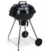 Barbacoa Con Ruedas Negra 47Cm