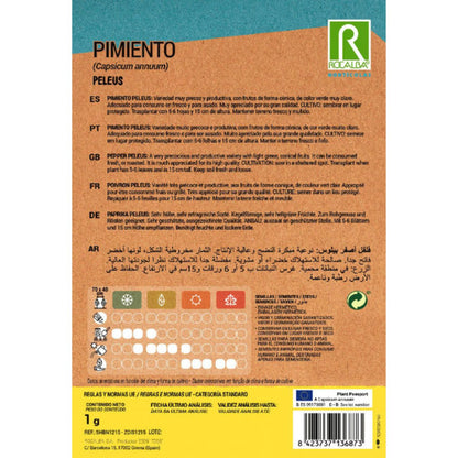 Semillas de Pimiento peleus