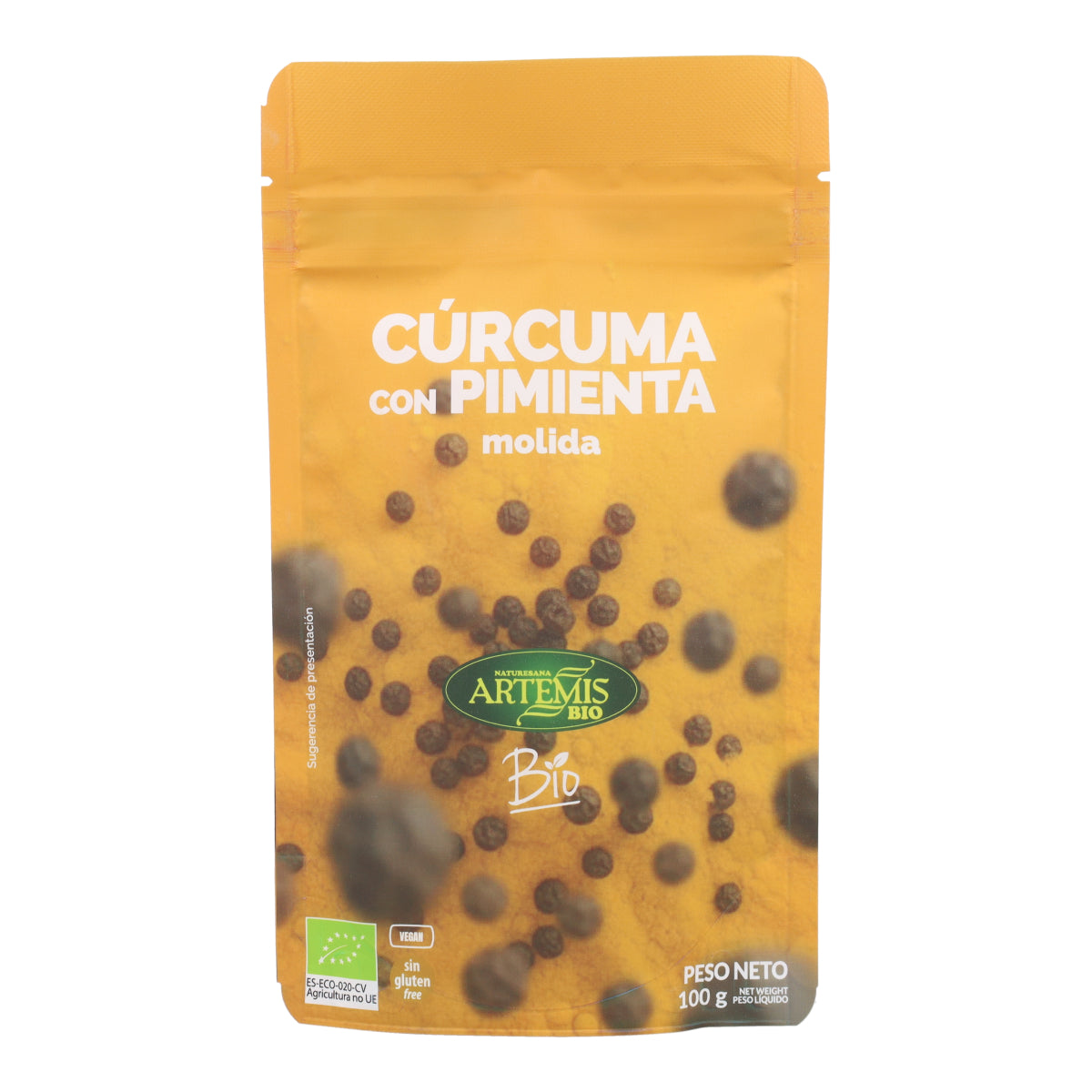 Cúrcuma con Pimienta ECO en Doypack Artemis Bio 100 g