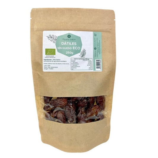 Dátiles sin hueso ECO Planeta Huerto 250 g