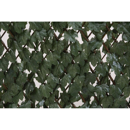 Celosía de mimbre con hojas 1 x 2