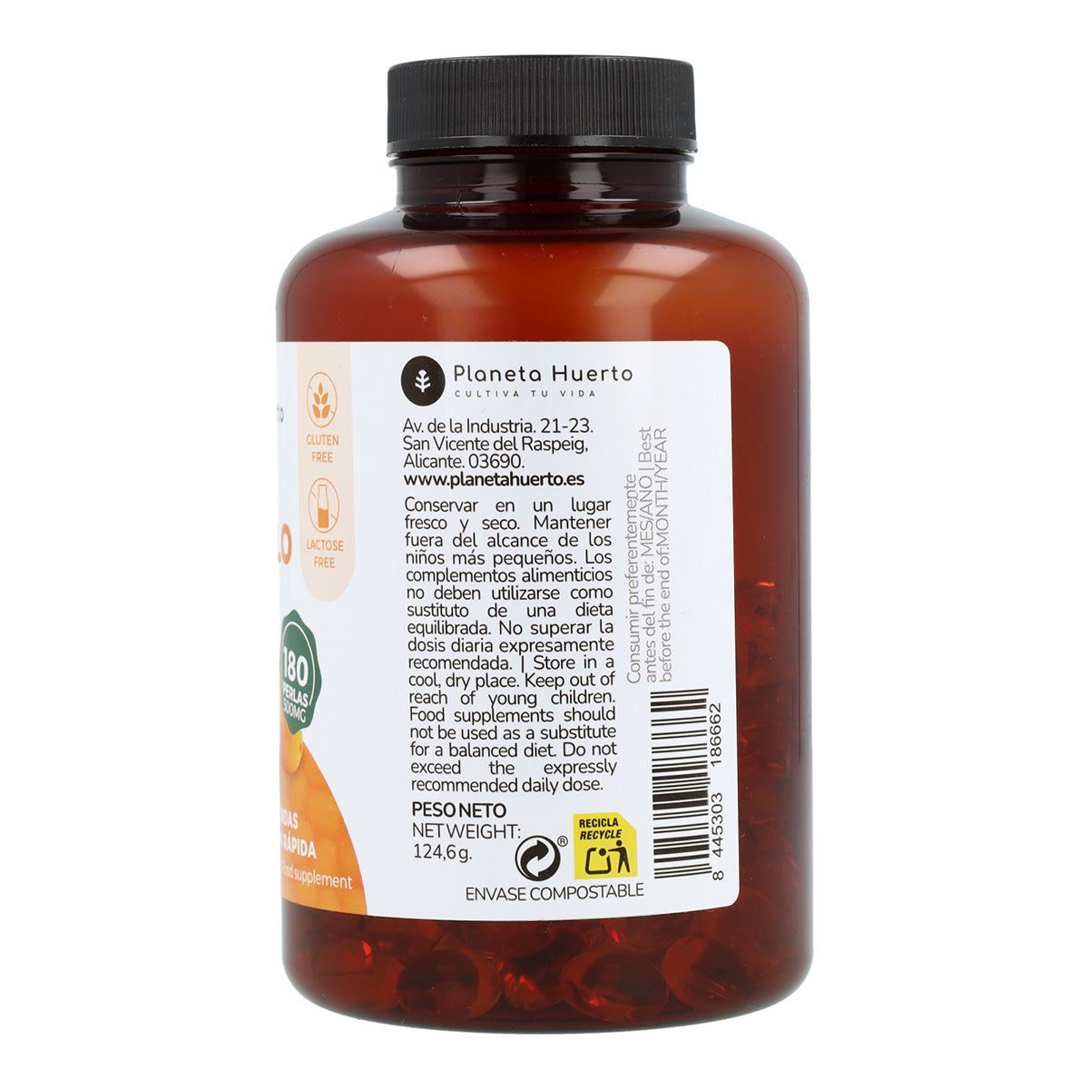 Pack 2x Omega 7 Espino Amarillo Planeta Huerto 180 Perlas