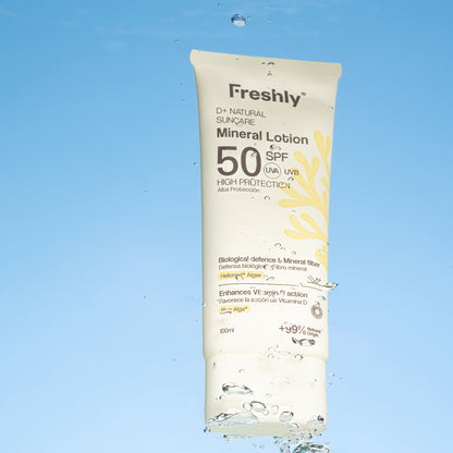 D+ Natural Suncare Mineral Lotion SPF50 100 ml