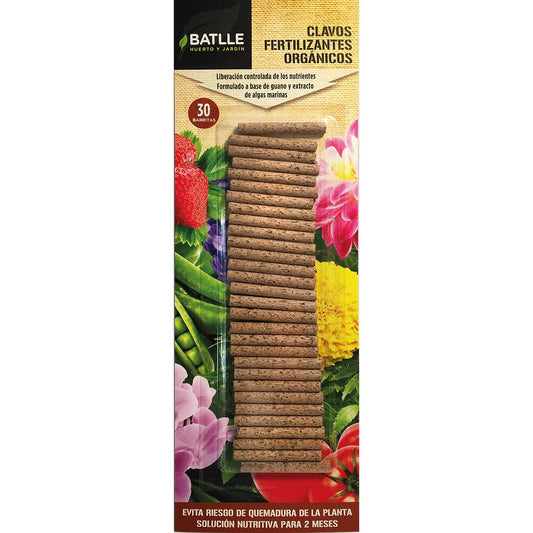 Clavos fertilizantes Eco Batlle, 30 ud