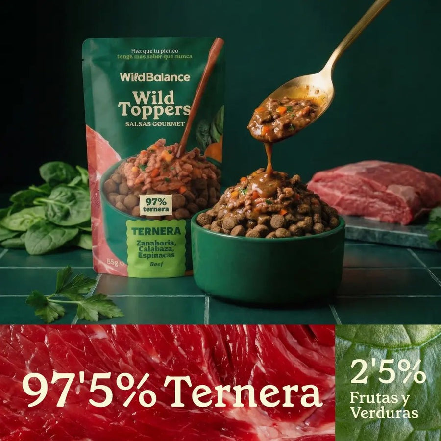 Wild Toppers Salsas Gourmet Ternera Wild Balance 85g
