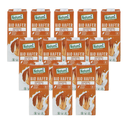 Pack 12 uds Bebida Avena Zero BIO Natumi 1 L