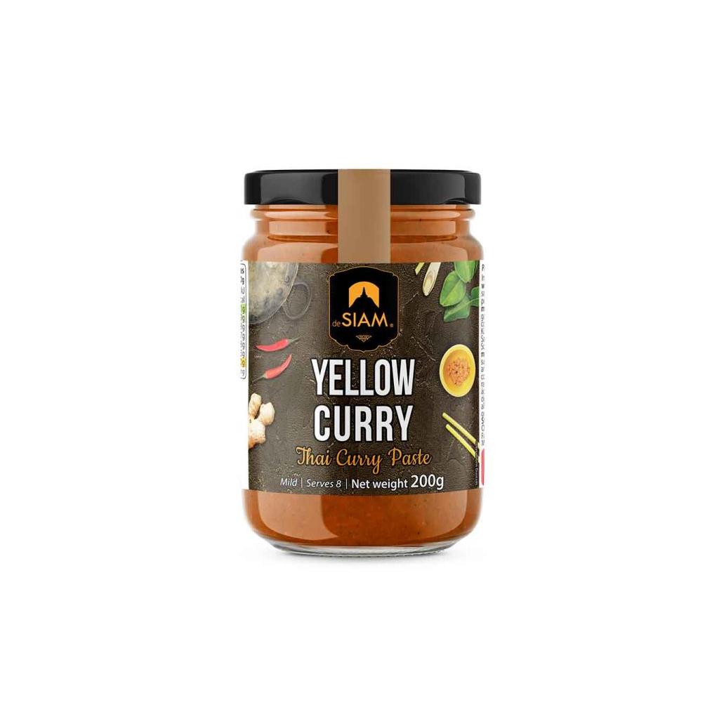 Pasta de Curry Amarillo frasco cristal Desiam 200 g