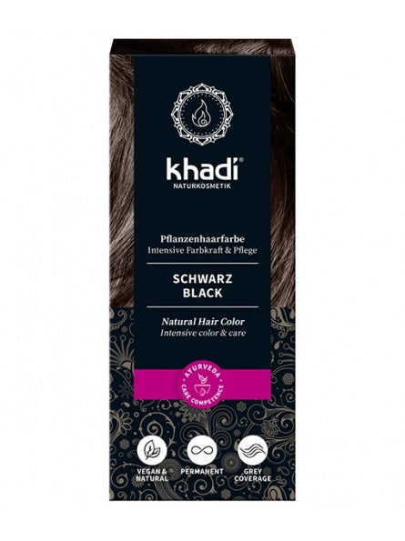 Tinte natural negro Khadi