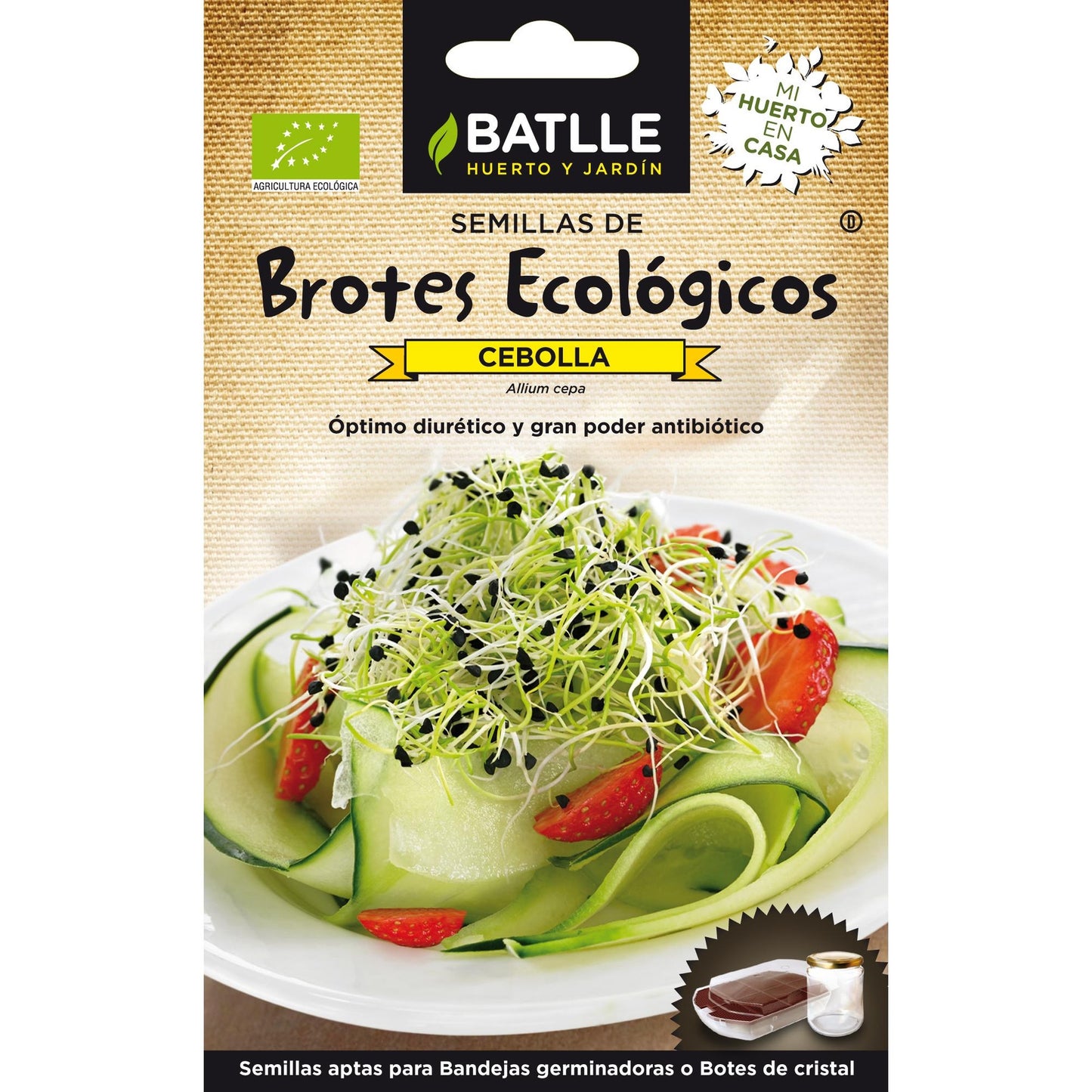 Semillas brotes eco Cebolla Batlle