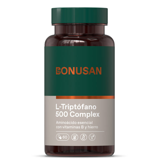 Bonusan L-Triptófano 500 mg plus 60 cápsulas