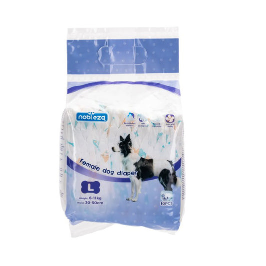 Pañales para perros hembra L 10 uds. Nobleza
