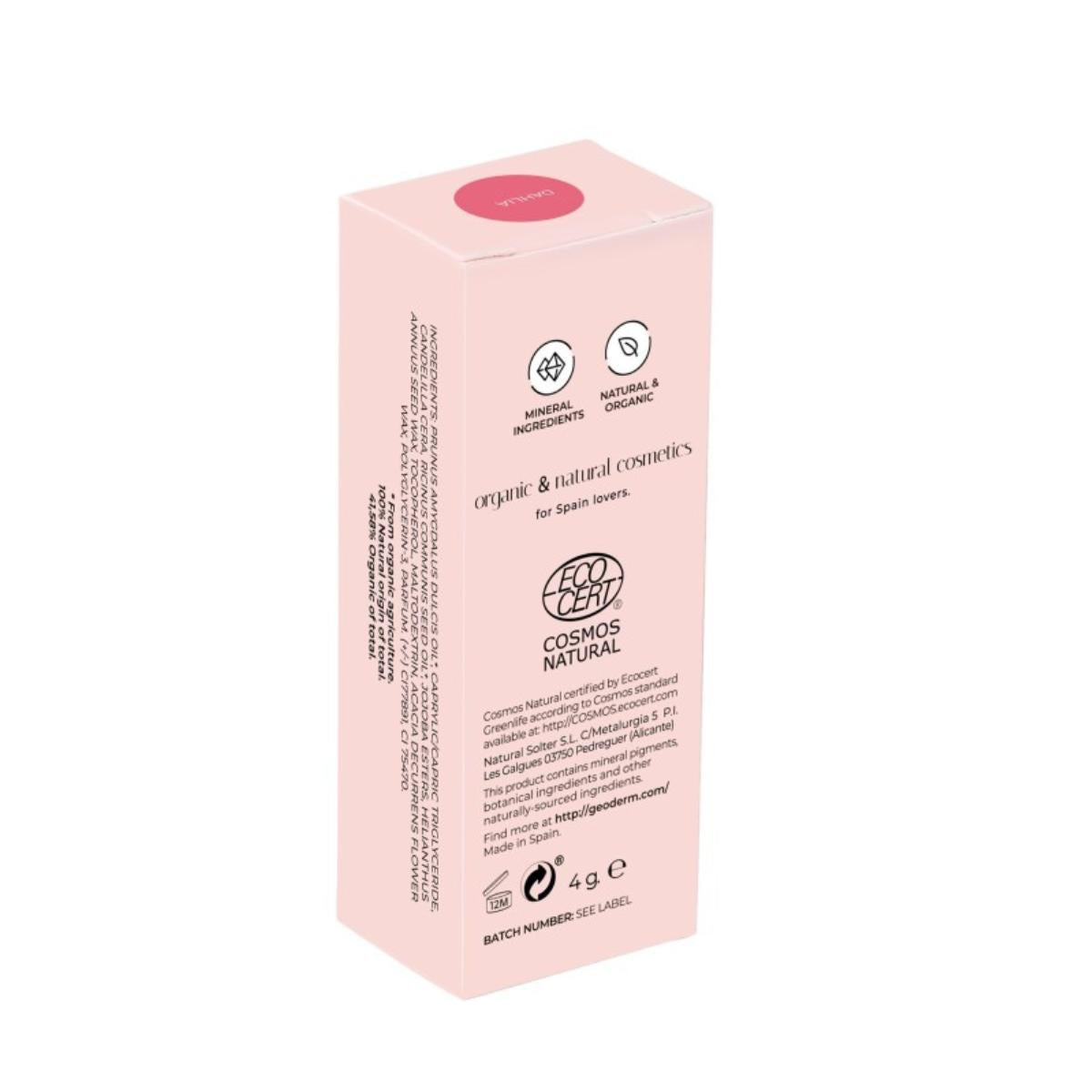 Lipstick Dahlia/Rosa (Natural) Geoderm 4 g