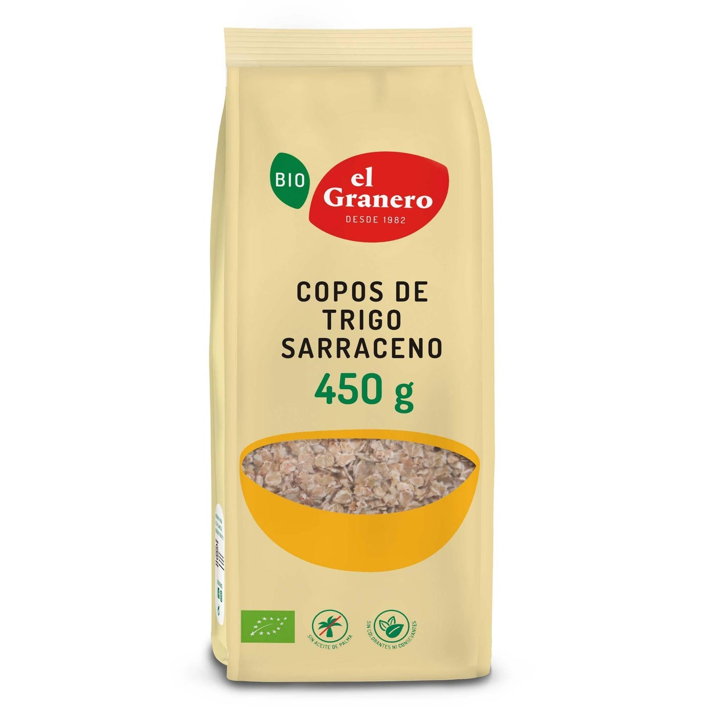 Copos De Trigo Sarraceneno Bio El Granero 450 gr