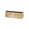 Jardinera rectangular Ghio 120x40x40 Hortalia