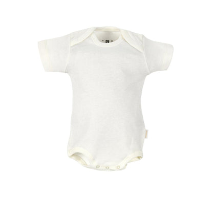 Body de manga corta de color beige único Cambrass