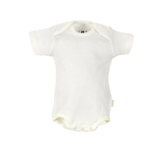 Body de manga corta de color beige único Cambrass