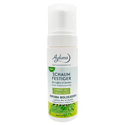 Espuma Moldeadora Cafeína BIO y Bambú, Ayluna , 150 ml
