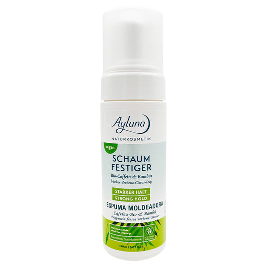 Espuma Moldeadora Cafeína BIO y Bambú, Ayluna , 150 ml