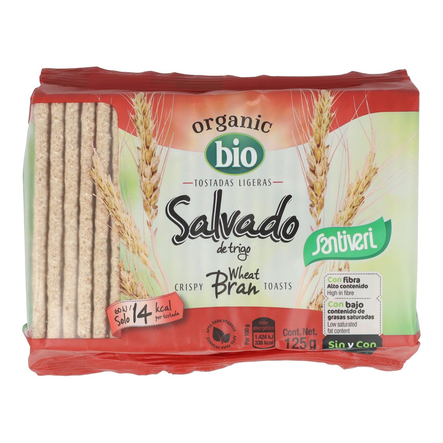 Tostadas Ligeras  Con Salvado 125Gr Santiveri