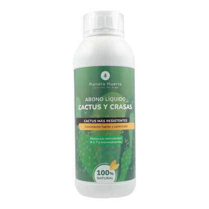 Abono Líquido Cactus y Crasas Planeta Huerto 1 l