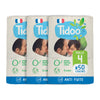 Pack Pañales T4 Maxi (7/18 kg) Tidoo, 150 unidades