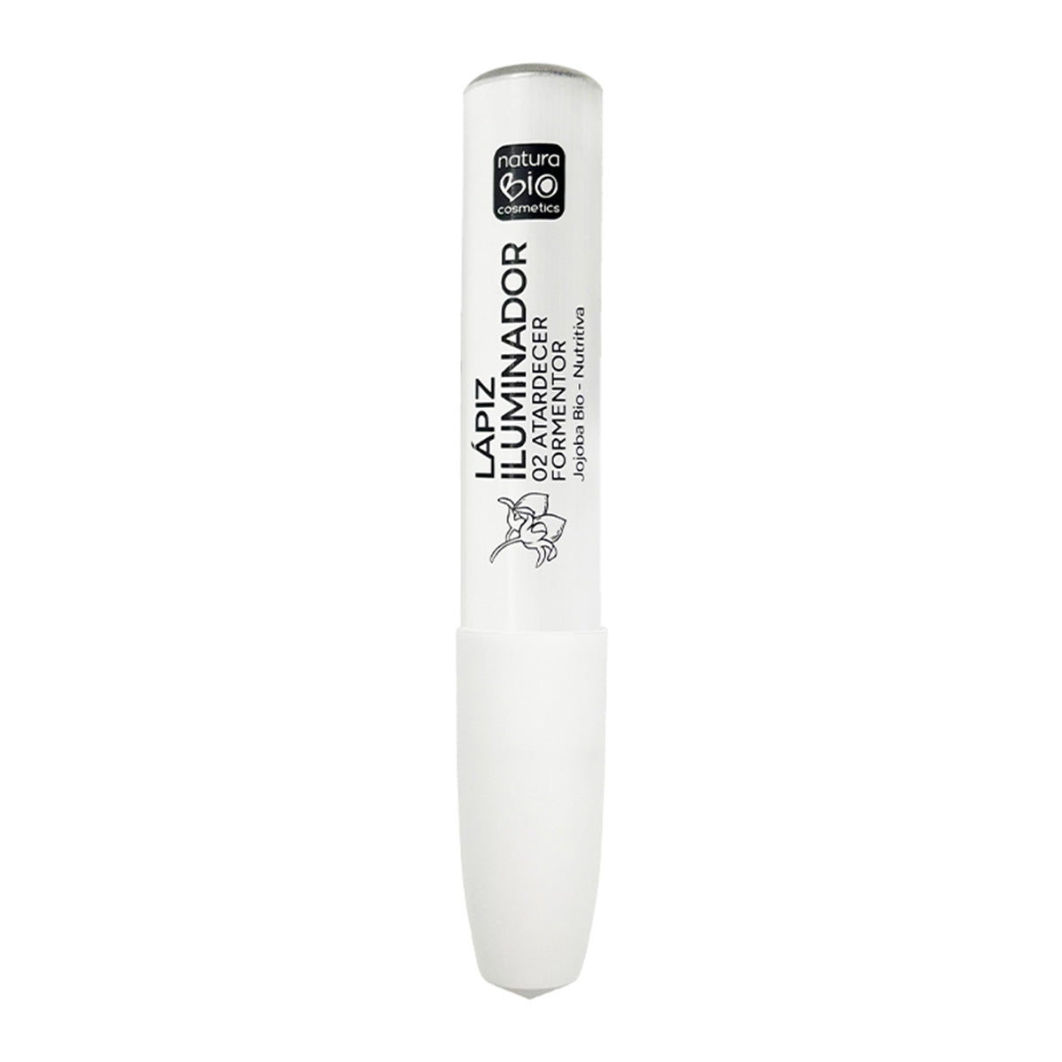 Lapiz Iluminador 02 Atardecer Formentor Con Aceite de Jojoba BIO, NaturaBIO Cosmetics, 10 grs