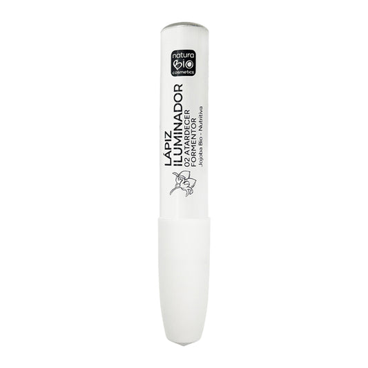 Lapiz Iluminador 02 Atardecer Formentor Con Aceite de Jojoba BIO, NaturaBIO Cosmetics, 10 grs