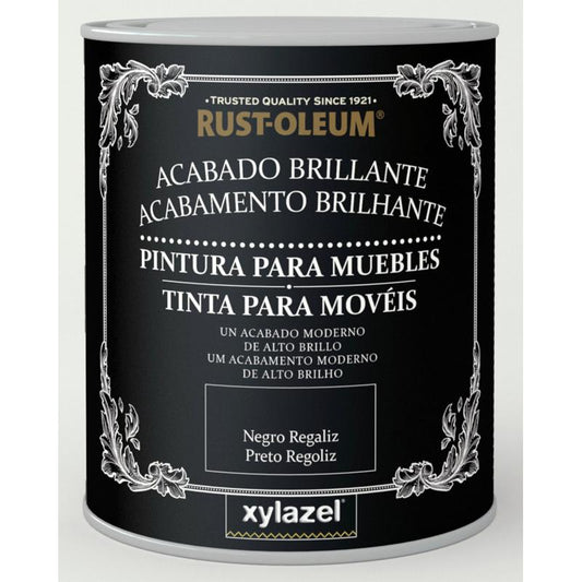 Pintura Brillante Muebles Xylazel Negro