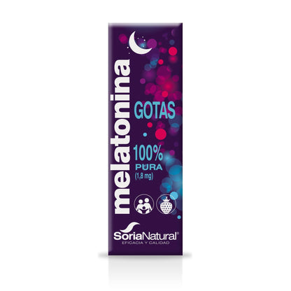 Pack 2X Melatonina en Gotas 100% Pura Soria Natural 50 ml