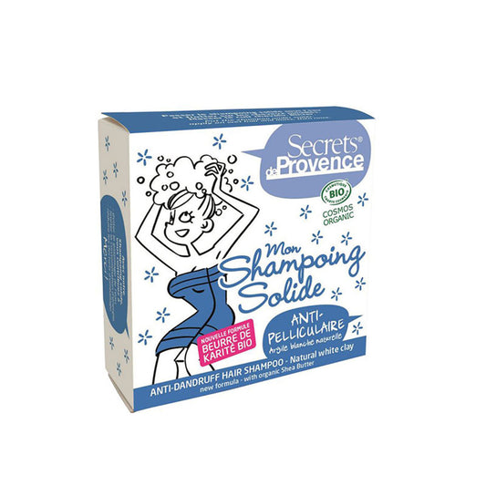 Champú sólido anti caspa Secrets de Provence 85 g