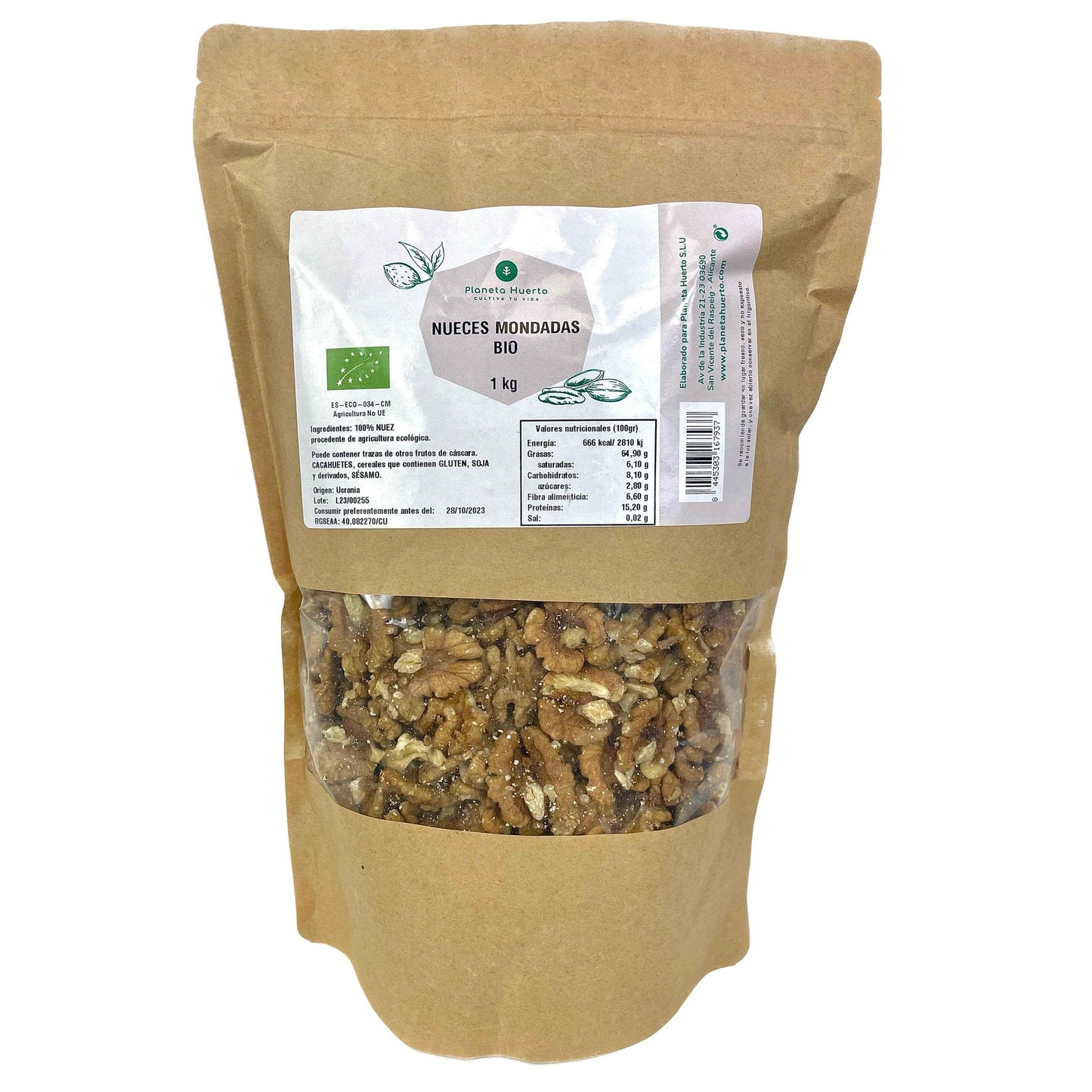 Nueces mondadas ECO Planeta Huerto 1 kg