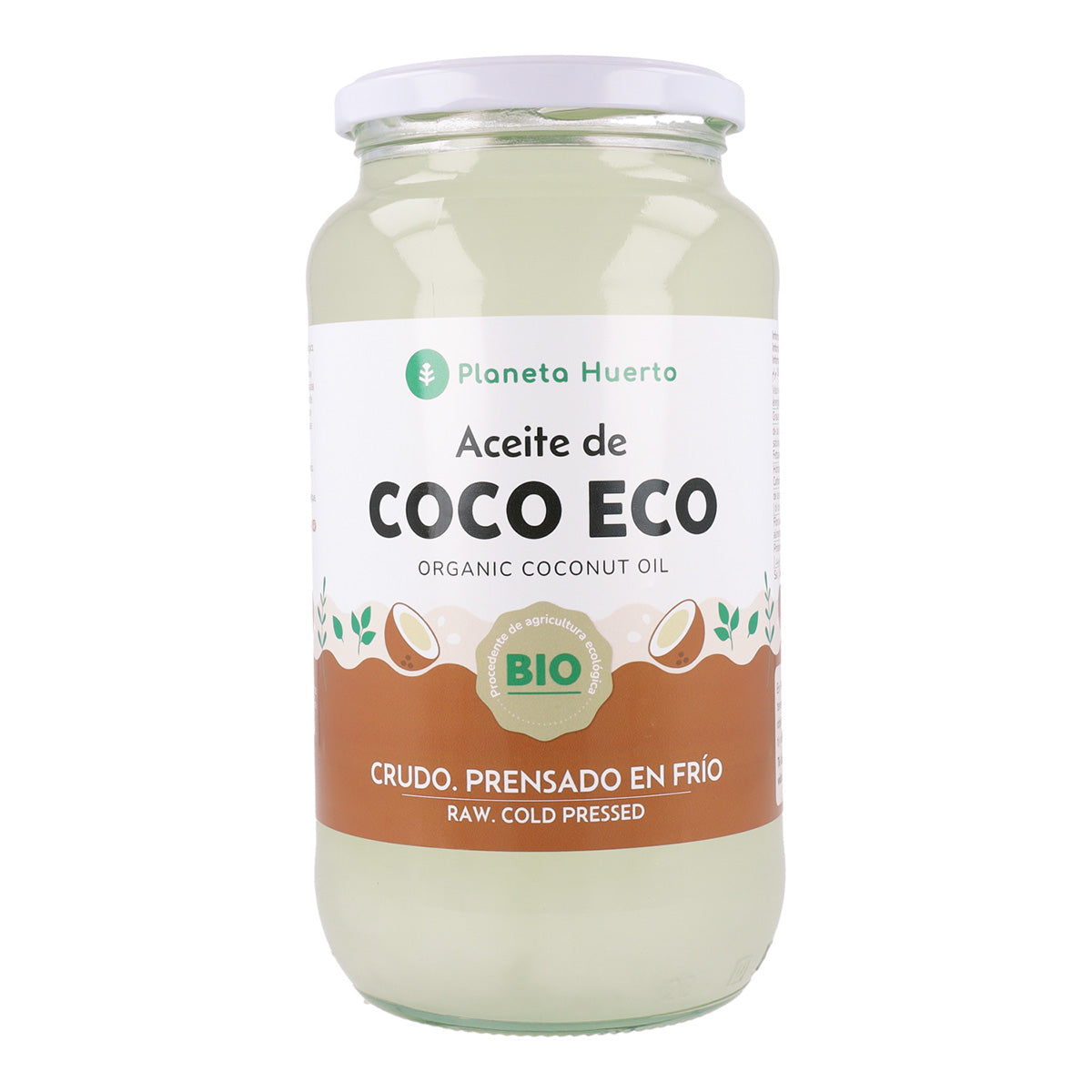 Pack 3x Aceite de coco ECO Planeta Huerto 860 ml