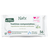 Toallitas con Aloe Vera Naty 56 uds