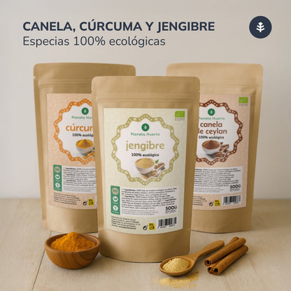 Canela de Ceylan en polvo ECO Planeta Huerto 500 g