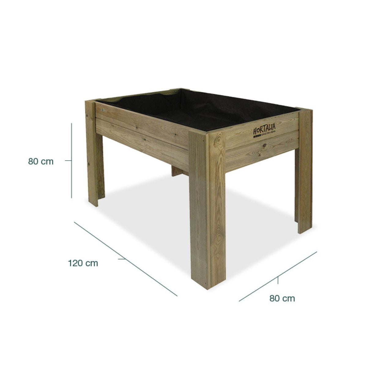 Mesa de cultivo Gardenbrico Hortalia 120 x 80 x 80 cm (DROP)