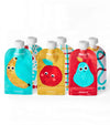 Pack 6 Bolsitas Pouches reutilizables Frutas Didobaby