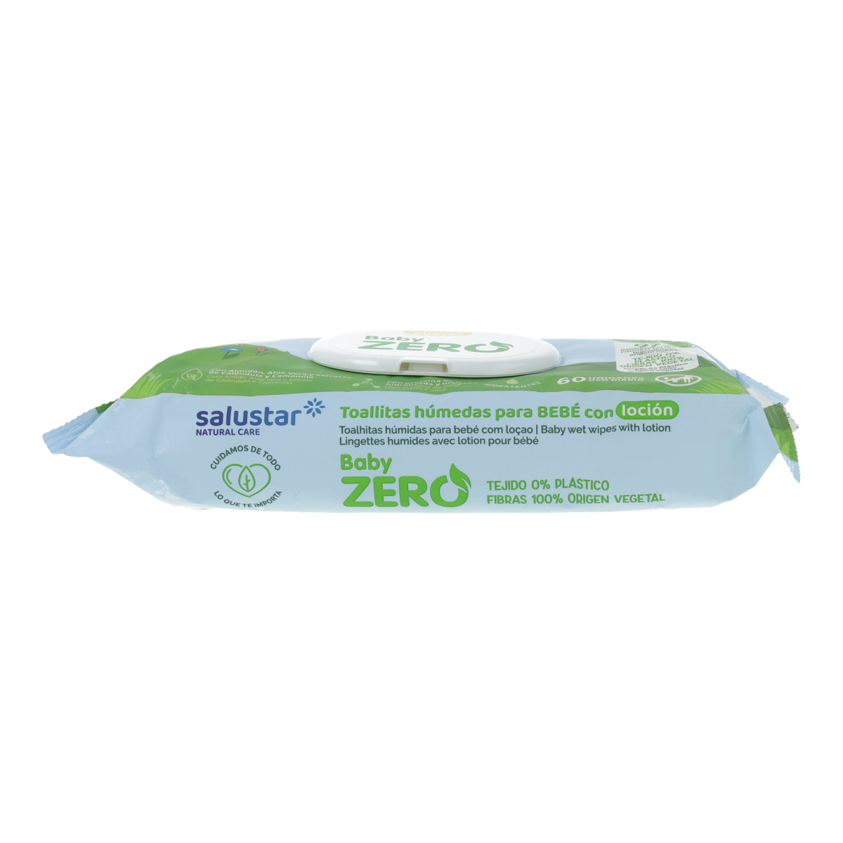 Toallitas de bebé biodegradables Salustar 60 uds