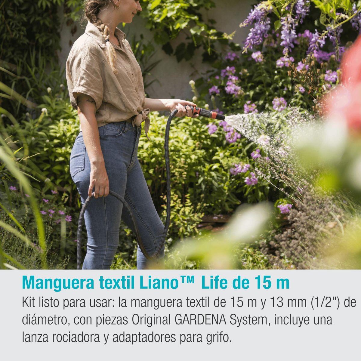 Set manguera Liano Life Gardena 20 m