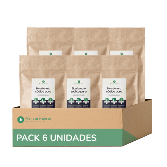 Pack 6xBicarbonato sódico Planeta Huerto 1 Kg