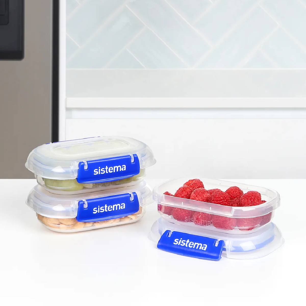 Pack recipientes herméticos Sistema Klip It+ 3x180 ml