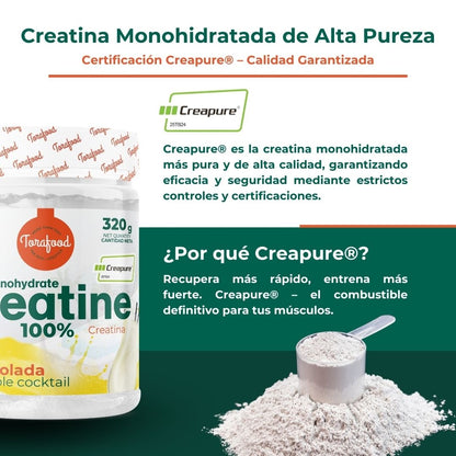 Creatina Creapure Piña Colada Torafood 320g