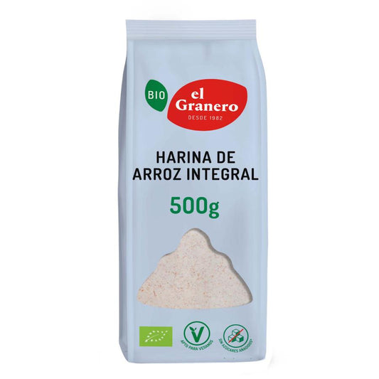 Harina de Arroz Integral Bio El Granero 500 g
