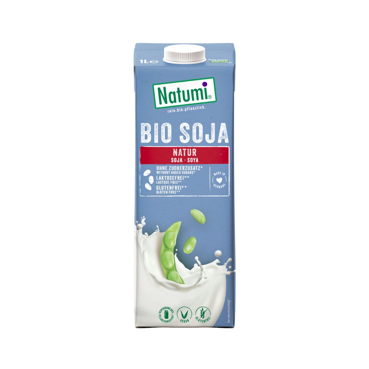 Pack 12 L Bebida de Soja bio Natumi