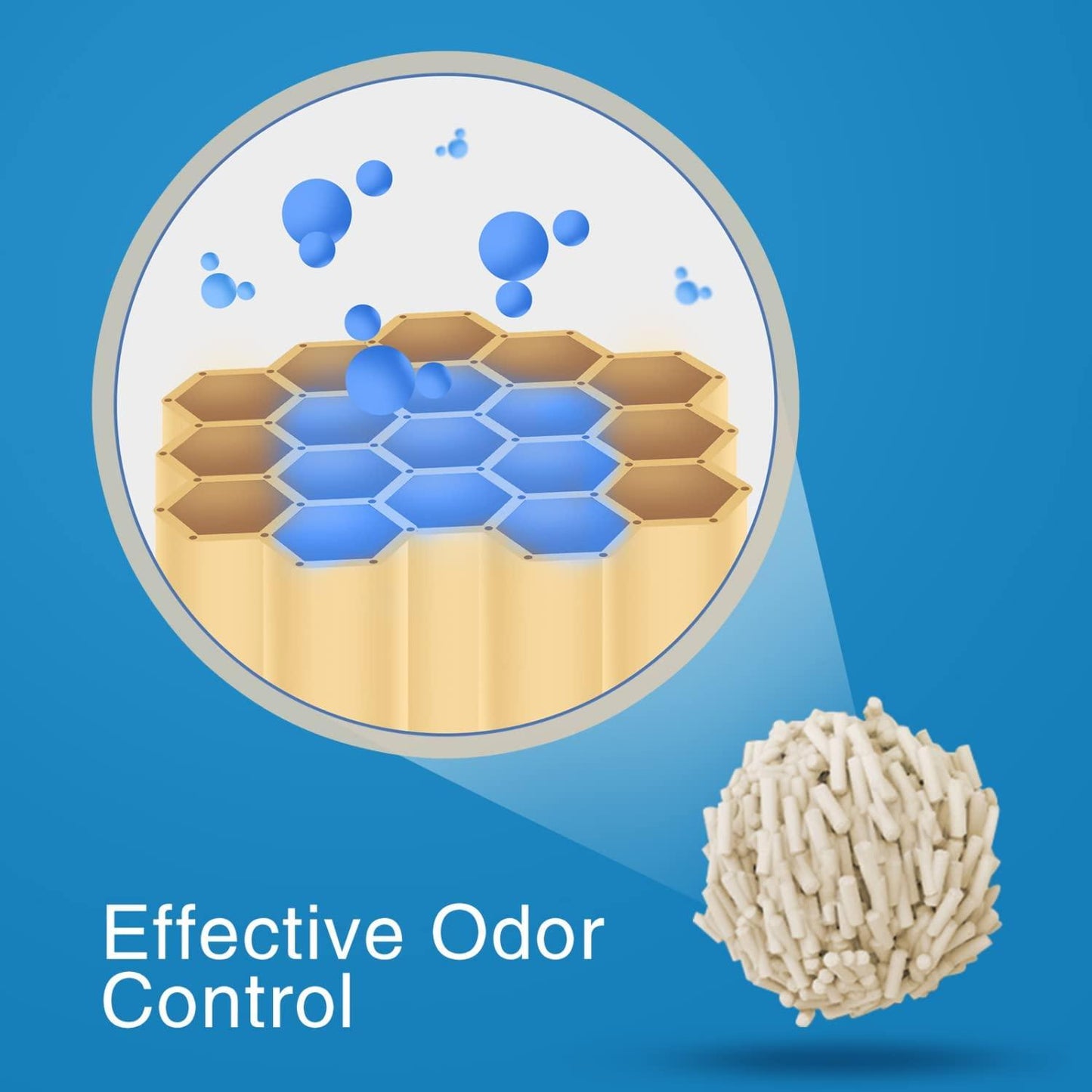 Arena para gatos de tofu biodegradable Nobleza 3,8 L