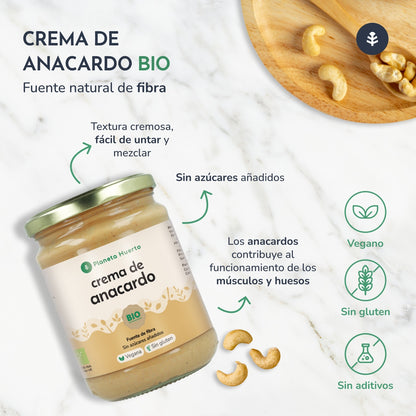 Crema de Anacardo ECO Planeta Huerto 350 g
