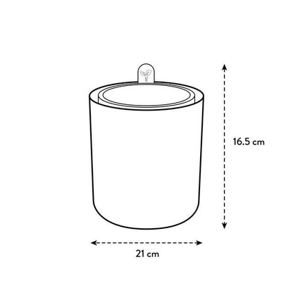 Maceta autoriego aromáticas Bouncy Basil Elho Verde