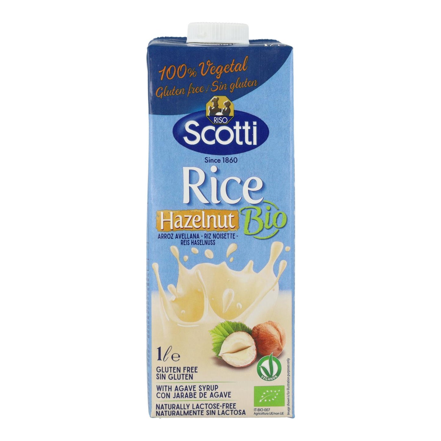 Pack x 6 Bebida BIO arroz y avellanas Scotti 1 L