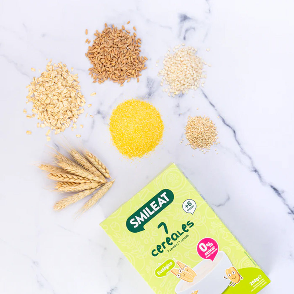 Pack 6x Papilla de 7 Cereales Eco Smileat 200 g